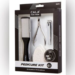 CALA Men’s Proffesional Grade Pedicure Care Kit Travel Set of 4